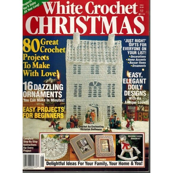 WHITE CROCHET CHRISTMAS 1994, VOL. 6, NO. 1 Single_Issue_Magazine - Picture 2 of 2